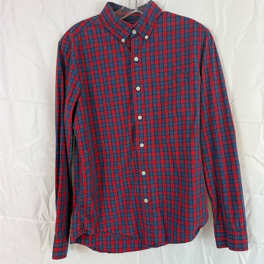 American Eagle Outfitters Red and Blue Checkered Shirt